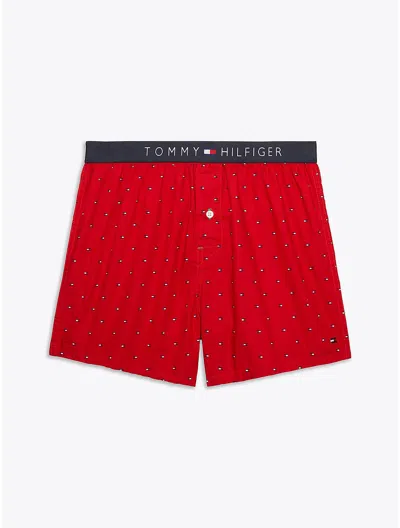 TOMMY HILFIGER ALLOVER FLAG PRINT WOVEN BOXER