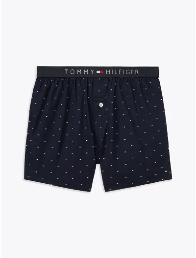 TOMMY HILFIGER ALLOVER FLAG PRINT WOVEN BOXER