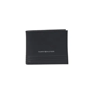 TOMMY HILFIGER BLACK LEATHER WALLET