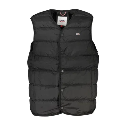 TOMMY HILFIGER BLACK POLYAMIDE MEN JACKET