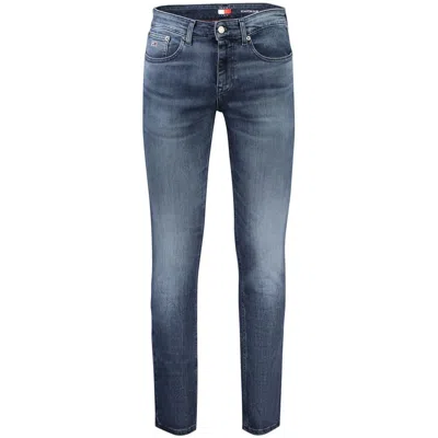 TOMMY HILFIGER BLUE COTTON MEN JEANS