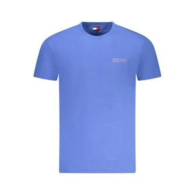 TOMMY HILFIGER BLUE COTTON MEN T-SHIRT