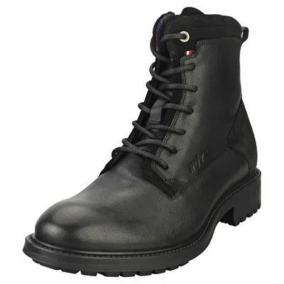 TOMMY HILFIGER TOMMY HILFIGER CREATIVE MIX ZIP HERREN BLACK STIEFEL BEILAUFIG - 43 EU