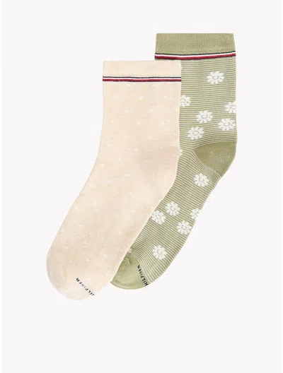 TOMMY HILFIGER DAISY PRINT MINI TROUSER SOCK 2