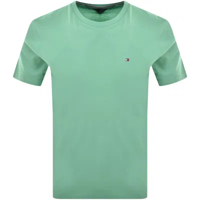 TOMMY HILFIGER TOMMY HILFIGER ESSENTIAL SOLID T SHIRT GREEN