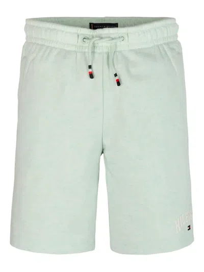 TOMMY HILFIGER JUNIOR LOGO-PRINT SHORTS