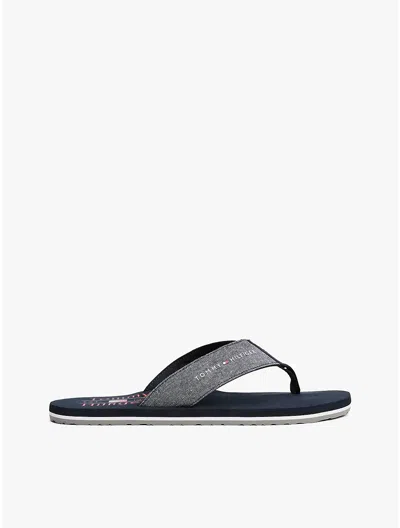 TOMMY HILFIGER LINEN CHAMBRAY LOGO FLIP