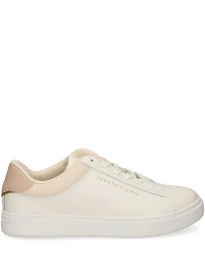 TOMMY HILFIGER LOGO-PRINT SNEAKERS