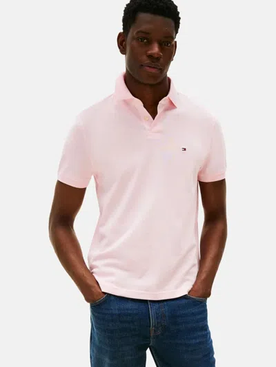 TOMMY HILFIGER POLO MAN TOMMY HILFIGER MW0MW17770 RBT REG POLO TPB PINK LILY