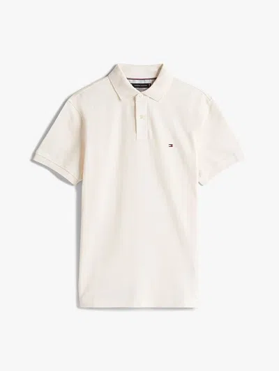 TOMMY HILFIGER POLO MAN TOMMY HILFIGER MW0MW17770 RBT REG POLO Z00 IVORY PETAL