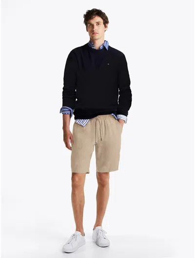 TOMMY HILFIGER RELAXED TAPERED LINEN SHORT