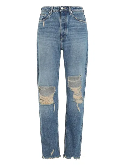 TOMMY HILFIGER RIPPED DETAILING JEANS