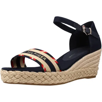TOMMY HILFIGER SANDALEN/SANDALETTEN TOMMY HILFIGER FW0FW06293 118270 BLAU