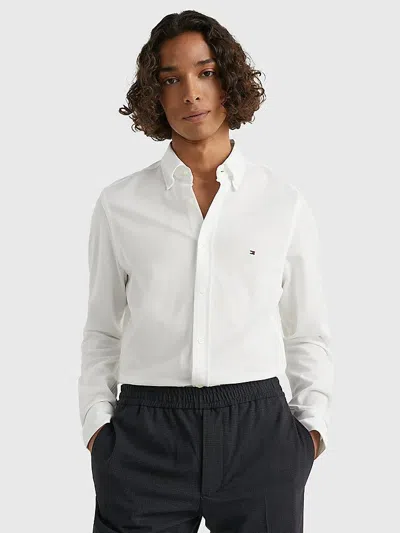 TOMMY HILFIGER SHIRTS MAN TOMMY HILFIGER MW0MW30675YCF OPTIC WHITE