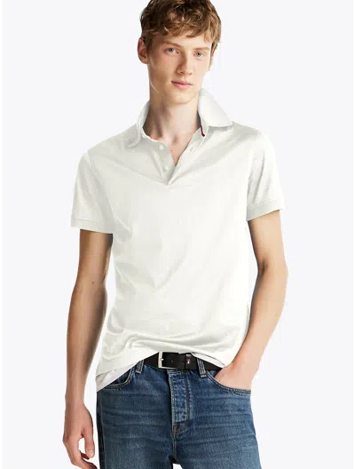 TOMMY HILFIGER SLIM FIT MERCERIZED COTTON POLO