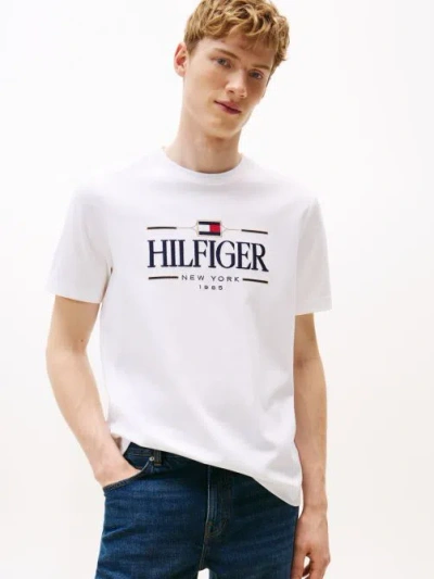 TOMMY HILFIGER T-SHIRT MAN TOMMY HILFIGER MW0MW39585 ICON YBR WHITE