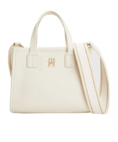 TOMMY HILFIGER FAUX-LEATHER TOTE BAG