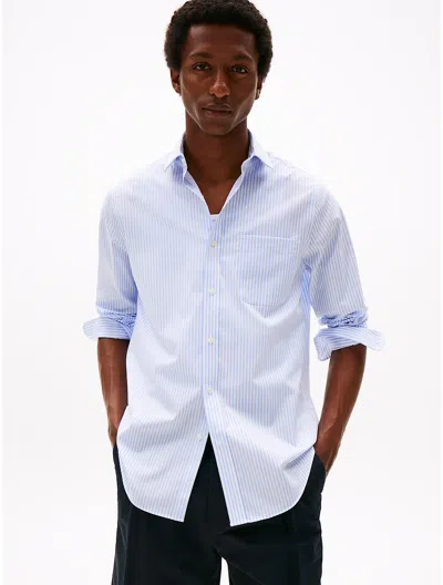 TOMMY HILFIGER THFLEX REGULAR FIT STRIPE DRESS SHIRT
