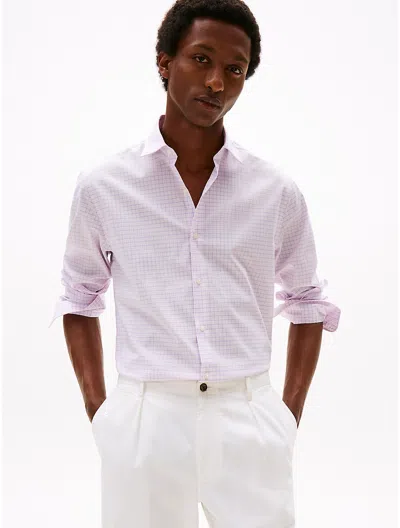 TOMMY HILFIGER THFLEX SLIM FIT CHECK DRESS SHIRT