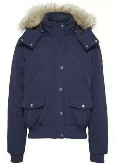 TOMMY HILFIGER TOMMY JEANS DAMEN TJW TECHNICAL DOWN BOMBER JACKE KAPUZE JACKET NAVY BLAU PARKA