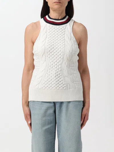 TOMMY HILFIGER TOP TOMMY HILFIGER COLLECTION WOMAN COLOR WHITE
