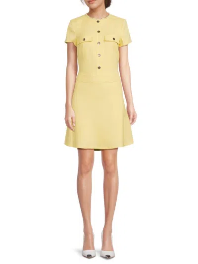 TOMMY HILFIGER WOMEN'S FRINGED POCKET MINIDRESS