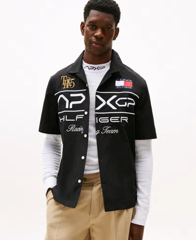 TOMMY HILFIGER X APXGP COLLECTION MEN'S SATIN RACING SHIRT