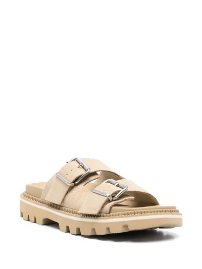 TOMMY JEANS LEATHER SANDALS