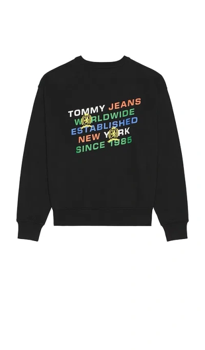 TOMMY JEANS VARSITY CREST CREW SWEATSHIRT