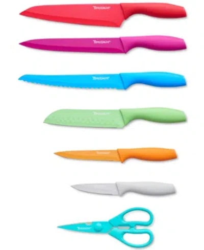 TOMODACHI TOMODACHI JEWELS 13-PC. KNIFE SET WITH KITCHEN SHEARS & MATCHING BLADE GUARDS