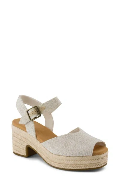 TOMS TOMS ISLA PEEP TOE SANDAL