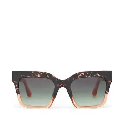 TOMS WOMEN'S ADELAIDE TORTOISE APRICOT FADE TRAVELER SUNGLASSES