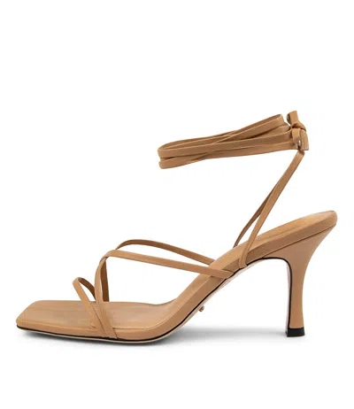 TONY BIANCO TONY BIANCO CADEN HONEY NAPPA LEATHER WOMENS SHOES DRESS SANDALS HEELED