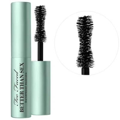 TOO FACED MINI BETTER THAN SEX WATERPROOF MASCARA MINI SIZE BLACK - 0.17 OZ/ 5 ML