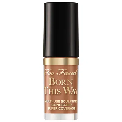 TOO FACED MINI BORN THIS WAY SUPER COVERAGE MULTI-USE CONCEALER CARAMEL 0.06 OZ / 1.77 ML