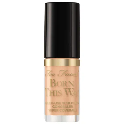 TOO FACED MINI BORN THIS WAY SUPER COVERAGE MULTI-USE CONCEALER GOLDEN BEIGE 0.06 OZ / 1.77 ML