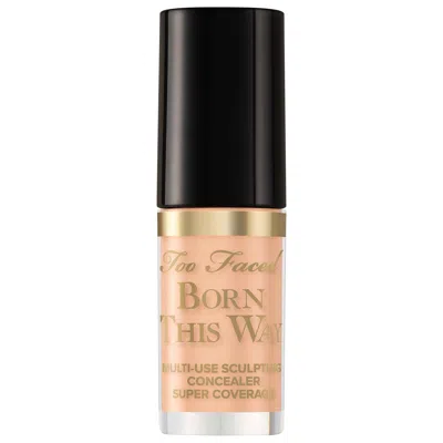 TOO FACED MINI BORN THIS WAY SUPER COVERAGE MULTI-USE CONCEALER NUDE 0.06 OZ / 1.77 ML