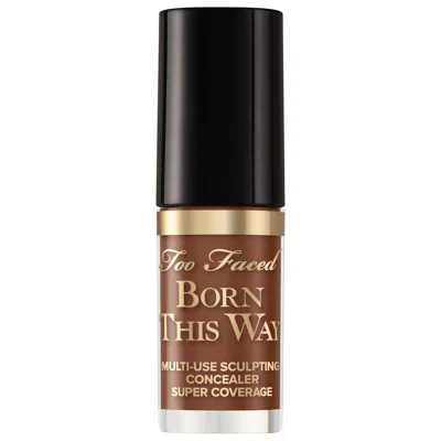 TOO FACED MINI BORN THIS WAY SUPER COVERAGE MULTI-USE CONCEALER SPICED RUM 0.06 OZ / 1.77 ML