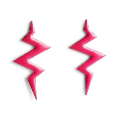 TOOLALLY WOMEN'S PINK / PURPLE BEATS - HOT PINK ENAMEL