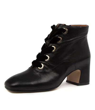 TOP END TOP END FILIPPA ASH LEATHER WOMENS SHOES CASUAL BOOTS ANKLE