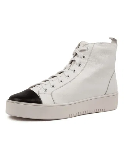 TOP END TOP END LINDA WHITE WHITE LEATHER WOMENS SHOES CASUAL BOOTS ANKLE