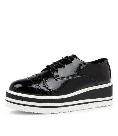 TOP END TOP END SHAUN WHITE PATENT LEATHER PLATFORMS WOMENS SHOES CASUAL SHOES FLAT