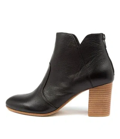 TOP END TOP END UPCLIMB BLACK NATURAL HEEL WOMENS SHOES DRESS BOOTS ANKLE