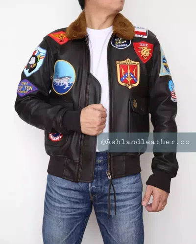 TOP GUN ASHLAND TOP GUN JACKET. G1 LEATHER JACKET TOPGUN