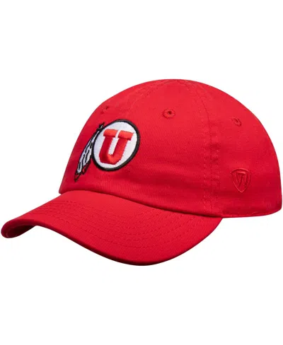 TOP OF THE WORLD INFANT UNISEX TOP OF THE WORLD RED UTAH UTES MINI ME ADJUSTABLE HAT