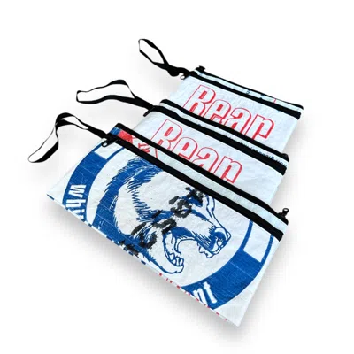 TORRAIN RECYCLED BAGS WOMEN'S BLUE / WHITE BEAR ROBINS NESTING SET