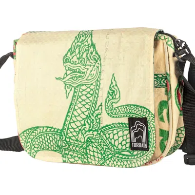 TORRAIN RECYCLED BAGS WOMEN'S NEUTRALS / GREEN NAGA KUNA CROSSBODY