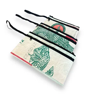 TORRAIN RECYCLED BAGS WOMEN'S NEUTRALS / GREEN NAGA ROBINS NESTING SET