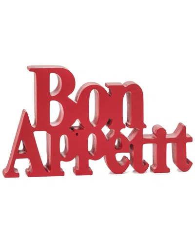 TORRE AND TAGUS TORRE & TAGUS WORD ART RED RESIN DECOR