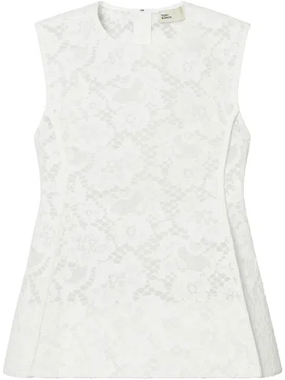TORY BURCH CORDED LACE TOP